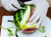 Cet artiste réalise un vrai chef-d’œuvre avec une pastèque