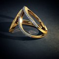 Xclusiveoffer - For Lovers valentine day Gold Diamond Ring 18K Free