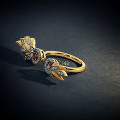 Xclusiveoffer - For Lovers valentine day Gold Diamond Ring 18K Free