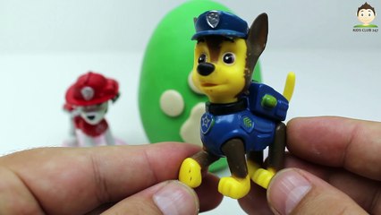 Download Video: PAW PATROL Nickelodeon Surprise Eggs Toys LEARN COLORS with Chase, Skye, Marshall, Rubble