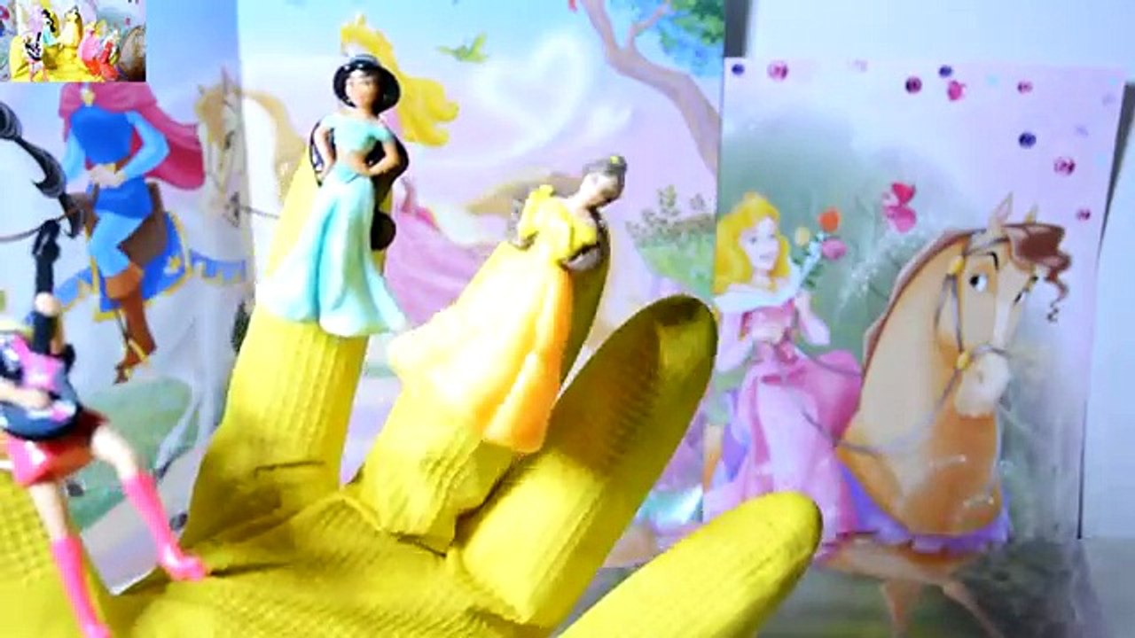 Nursery Rhymes Disney Princess Finger Family Learning Babies Song Daddy Finger Where are you