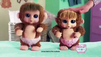 Jakks Pacific - Animal Babies Nursery - Jumpin Lil Monkey - TV Toys
