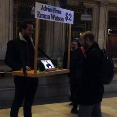 Pour 2 dollars, Emma Watson vous donne des conseils sur la vie