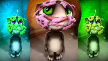 Talking Tom Angela and Pato Finger Family Song Funny Animation Baby Nursery Rhymes