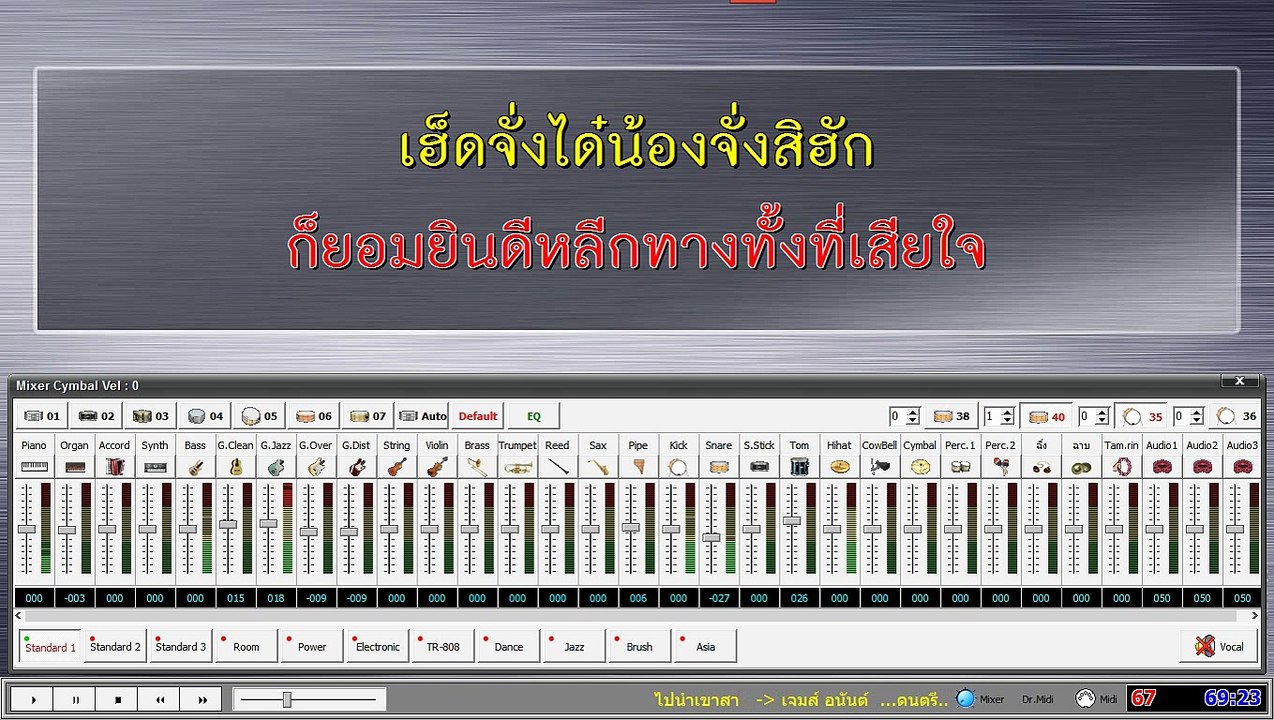 SONIC KARAOKE - ไปนำเขาสา - เจมส์ อนันต์