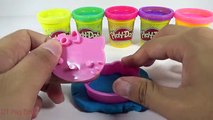 Play Dough And Learn Colours with Hello Kitty, Pooh, Doreamon, Mickey Molds Fun & Creative for Kids