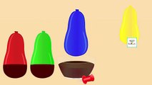 Узнайте цвета, воздушный шар шоколад Чаши, Learn цвета с шоколадом воздушных шаров Шары, цветы для детей