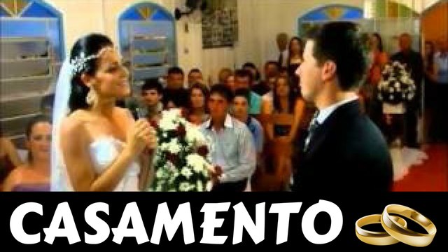 CASAMENTO Jessica cantando ' Que bom que você chegou ' para seu noivo Mariel