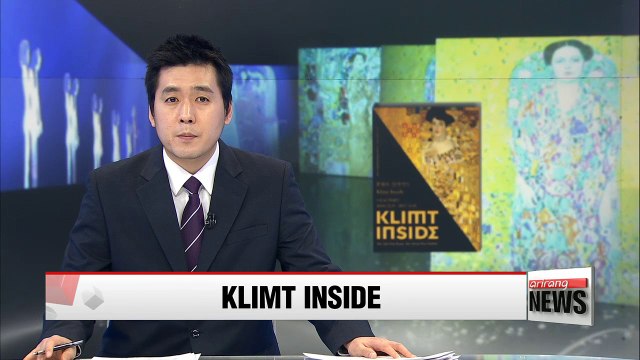 Media art exhibition presents high-tech versions of iconic Klimt artworks