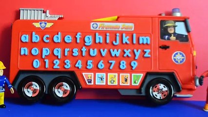 Fireman sam Talking learning toy Fireman sam toys Jupiter fire engine Fireman truck