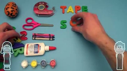 Spider Man Surprise Egg Learn to Spell! Spelling Craft Words! With Surprise Eggs!