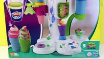 Play Doh Sweet Shoppe Perfect Twist Ice Cream Playset Unboxing Play-Doh Hasbro Toys Review
