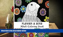 Audiobook  Flower   Bird Adult Coloring Book: Stress Relieving Bird Designs Mandala Birds,