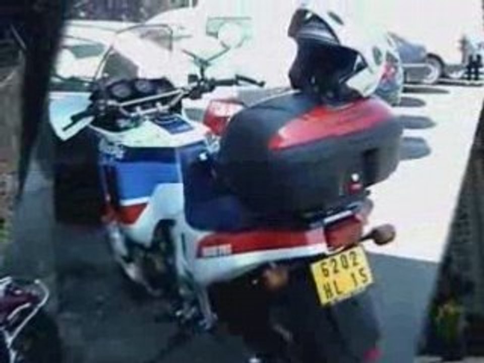 Balade en moto sur les mont du cantal( Auvergne)