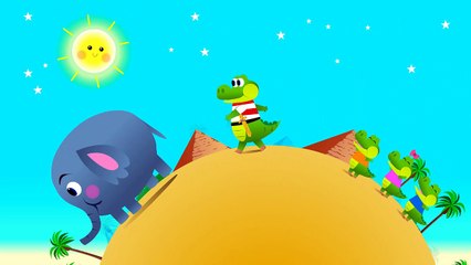 Ah les crocodiles - comptine pour enfant - chanson bébé