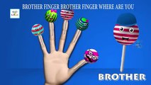 The Finger Family Lollipop Family Nursery Rhyme | Lollipop Finger Family Songs | Daddy Finger Rhymes