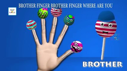 The Finger Family Lollipop Family Nursery Rhyme | Lollipop Finger Family Songs | Daddy Finger Rhymes