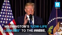 Trump: 'Low-life leakers' will be caught