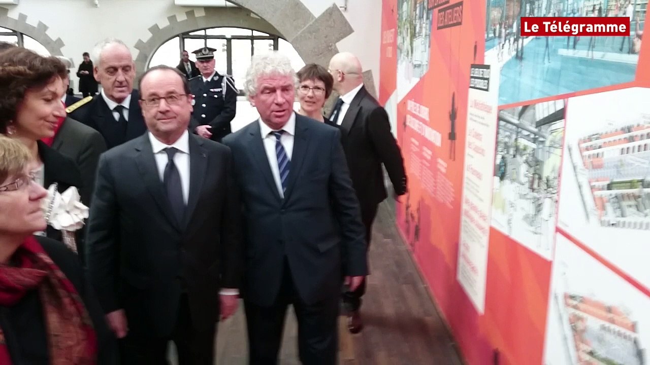 Brest. François Hollande visite les Capucins