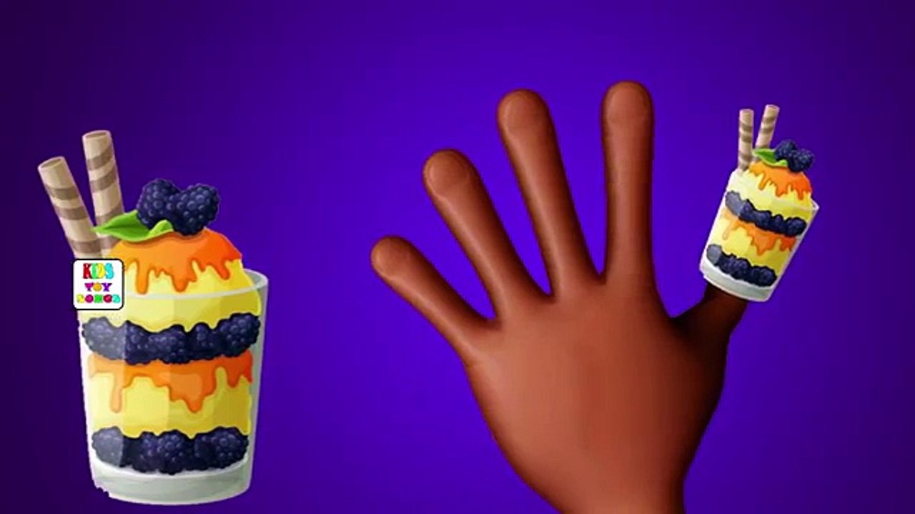 Cup Ice Cream Finger Family Nursery Rhyme | Cup Ice Cream Cartoon Animation Children Songs