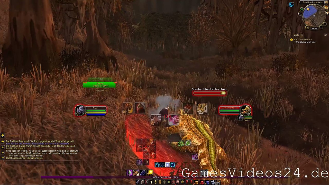 World of Warcraft Quest: Blutsumpffedern