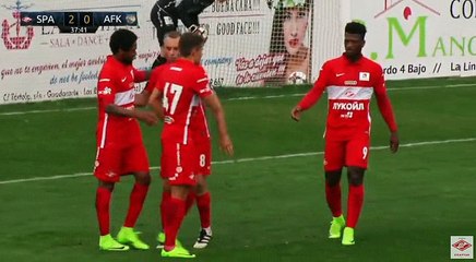 Roman Zobnin Goal HD - Spartak Moscow 2-0 FC Aalesunds 16.02.2017