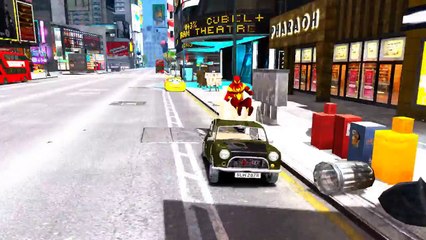 CARS Cartoon with Spiderman - Police Car for Kids Nursery Rhymes Songs for Children