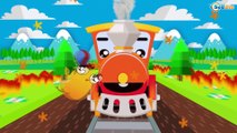 TRAINS FOR CHILDREN CARTOONS: Adventures with the Train | Train cartoon for children in English