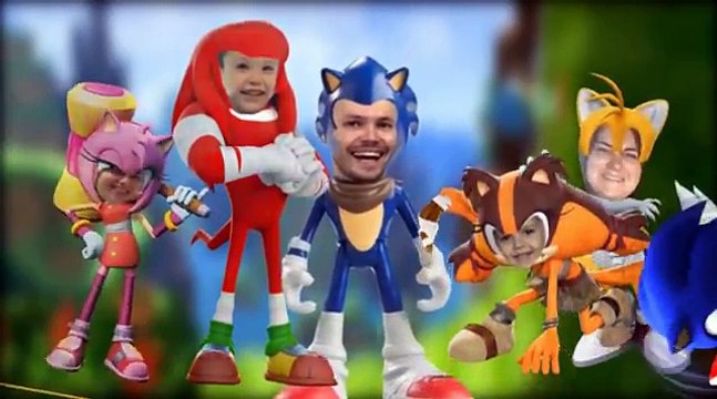 Мисс Кэти и Мистер Макс семья пальчиков на русском Соник Бум песенка мультик для детей нов