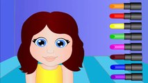 Учим цвета с помадой | цвета для детей дети малышей детские игры видео