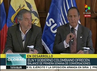 Colombia: gob. destaca avances en Diálogos de Paz con el ELN