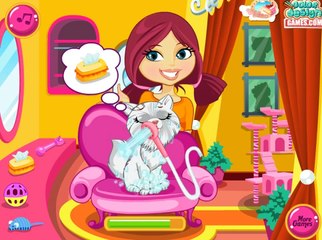 Кошка Анжела! Серия #1. Мультики про котиков. Мультфильмы для девочек. Игра про кошку.