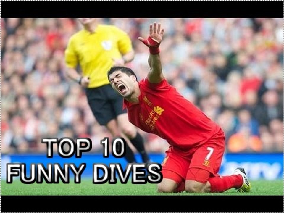 【サッカー史に残る珍事】TOP10 おもしろダイブ＆シミュレーション特集 ever