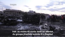 Au moins 45 morts dans un attentat de l'EI à Bagdad