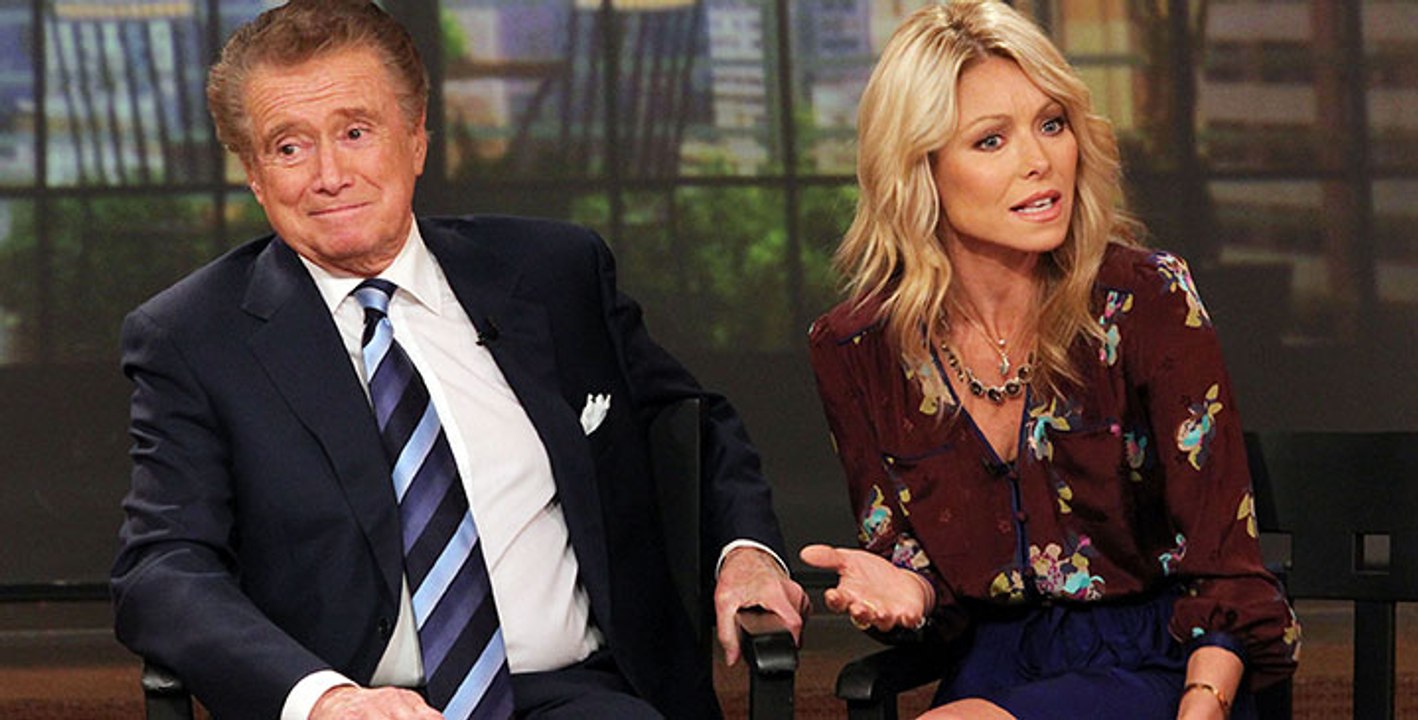 Regis Philbin Confesses Kelly Ripa Was ’Offended’ When He Left 'Live' Show