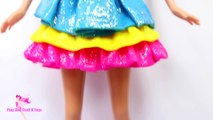 Play Doh Disney Princesses Elsa Anna Belle Cinderella Ariel Aurora Rapunzel Prom Dresses
