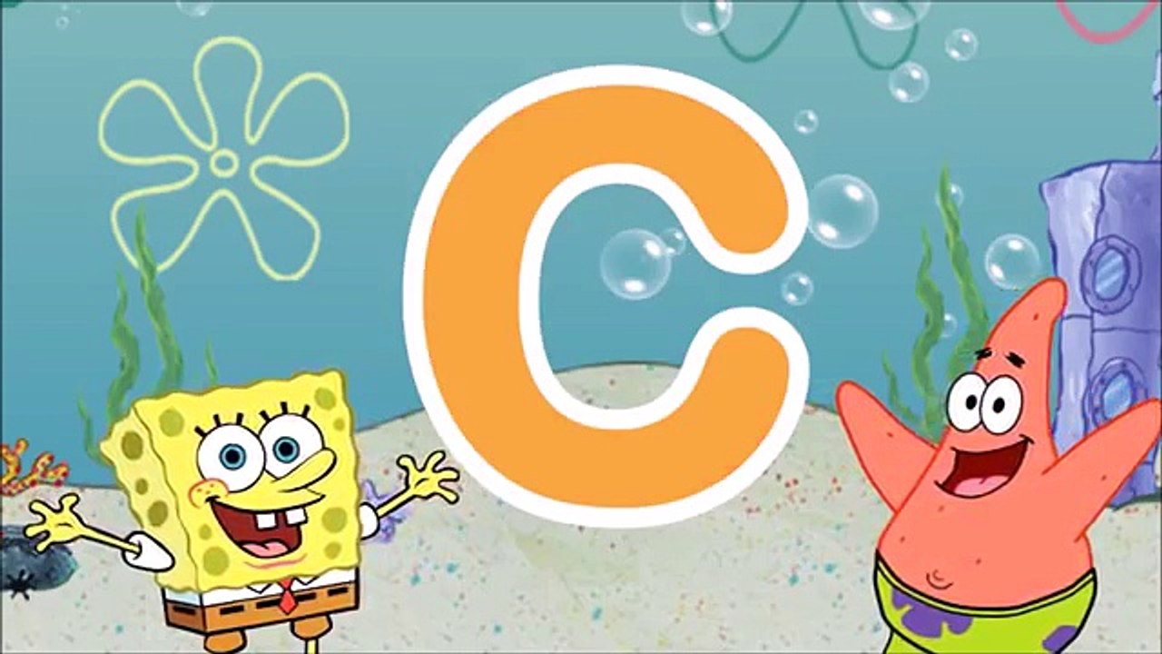 Spongebob Squarepants Alphabet Phonics ABC Song - Kids Songs, ABC Song, Baby Lullaby Animation