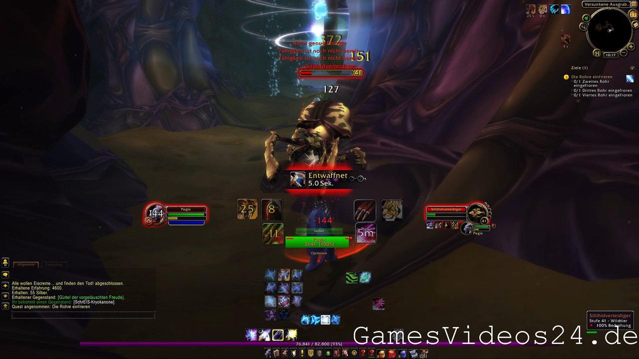 World of Warcraft Quest: Die Rohre einfrieren