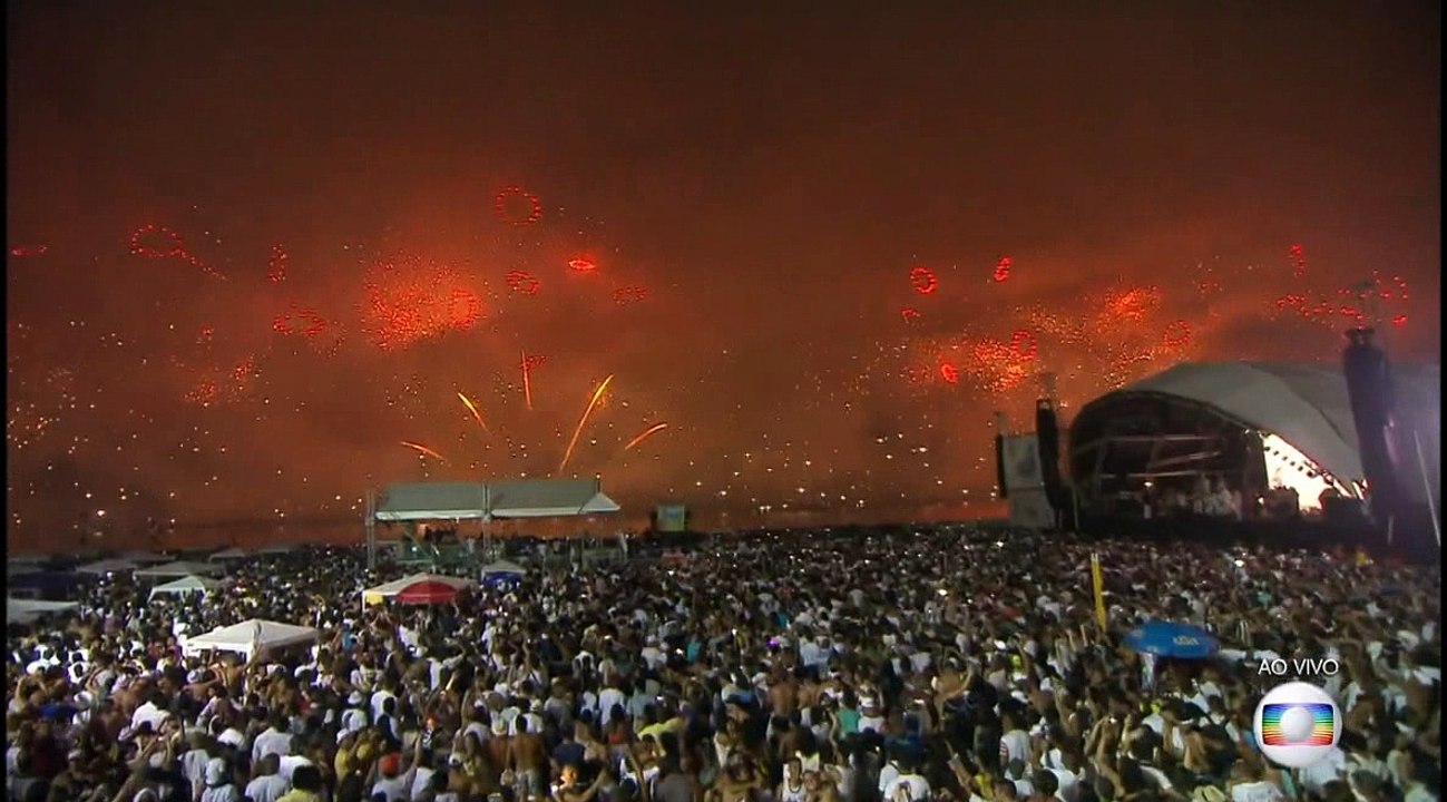 Virada de ano em copacabana.Feliz 2017