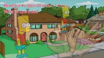The Simpsons Finger Family Song Rhyme Cartoon Bart Simpson Homer new