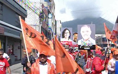 Actividades de los candidatos en el último día de campaña