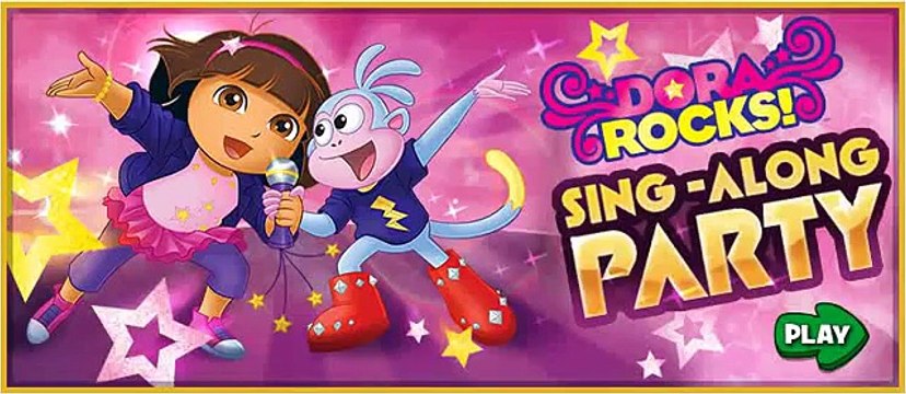 Dora the Explorer Dora Rocks! Sing Along Game Full Episode Game - Rock with Dora and Boots!