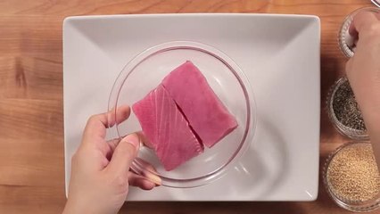 Seared Tuna Brown Rice Bowl