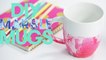 Make the BEST DIY marble mugs for the holidays!
