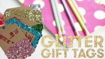 DIY Glitter Gift Tags