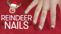 These reindeer nails will totally get you holiday ready!