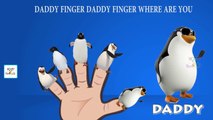 Five Little Penguins | 3D Animation Rhymes & Baby Songs | Nursery Rhymes For Childrens In