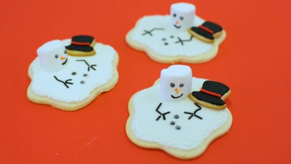 Melted Snowman Cookie