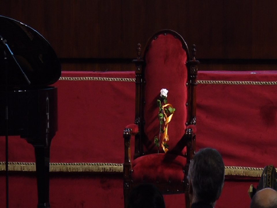 Homenatge a Muriel Casals al Paranimf de la Universitat de Barcelona