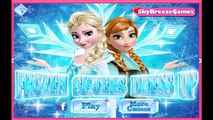 Moderno Congelado Hermanas Frozen Hermanas Elsa y Anna de Maquillaje y de Vestir Juego